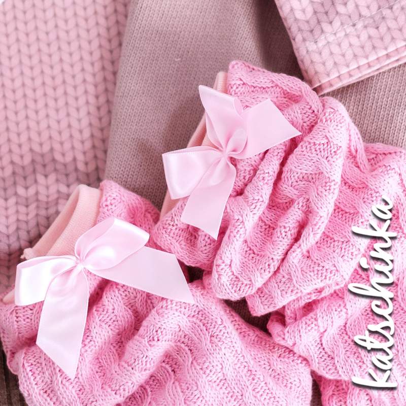 XL Schleife zartes Pink